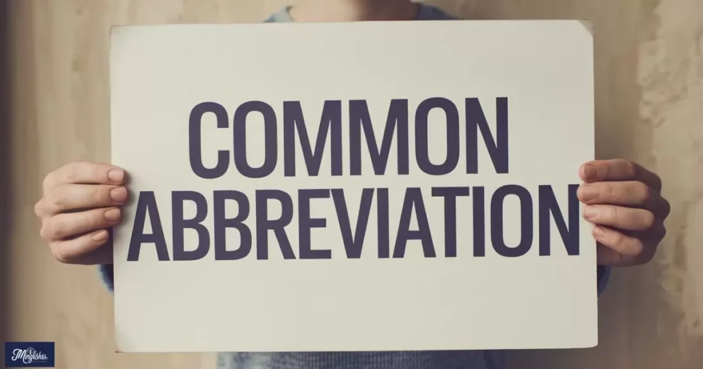 Common Abbreviation