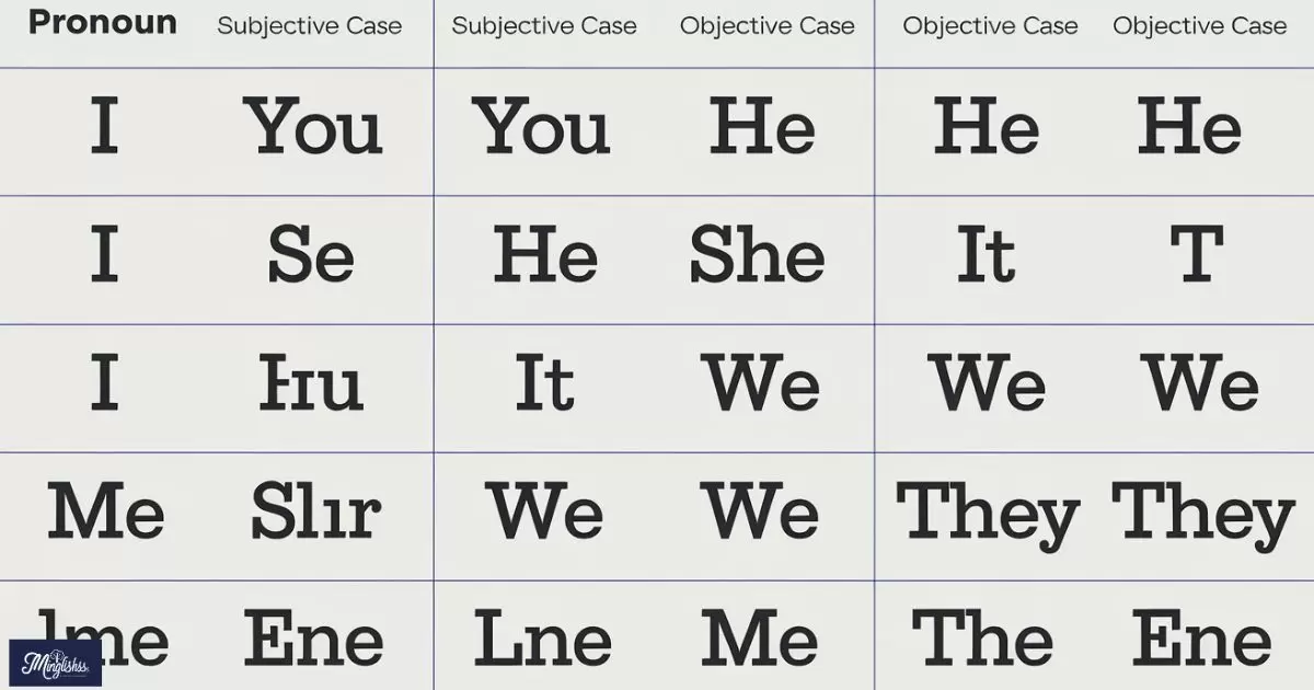 Comprehensive List of Pronouns