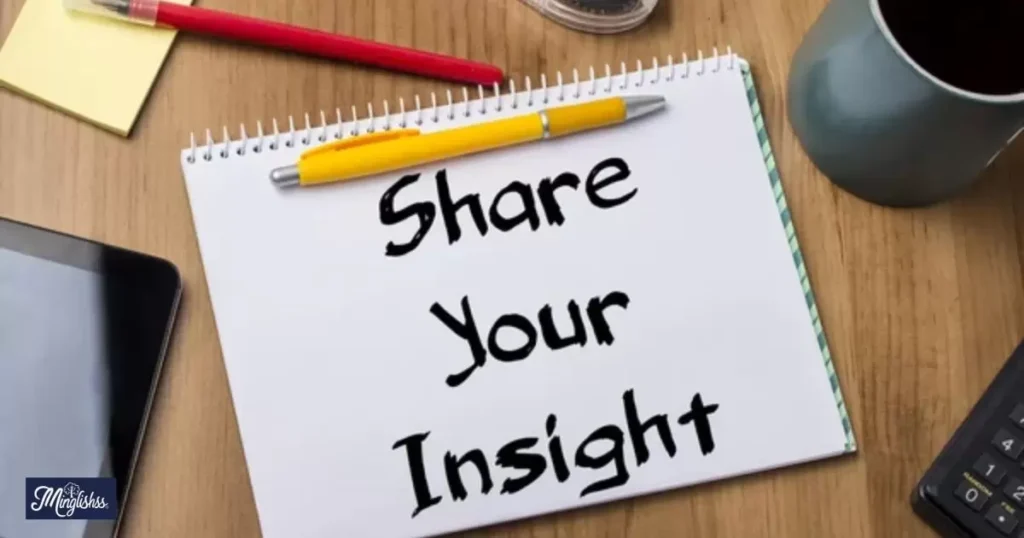 share your insights